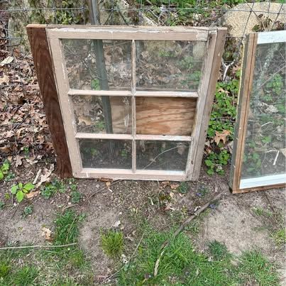 Photo of the Old Barn Windows for sale at Lavender Waves Farm
